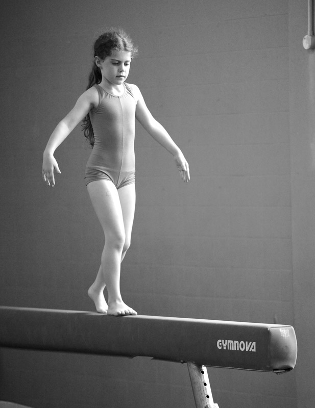 Lalita on Beam North East London Gymnastics