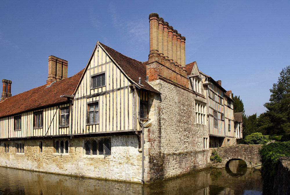 Ightham Mote, National Trust exterior view