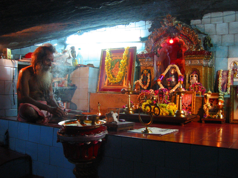 Sadhu in Cave, Chumundi Hill Mysore